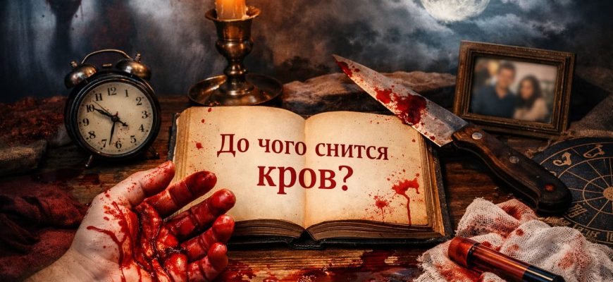 До чого сниться кров