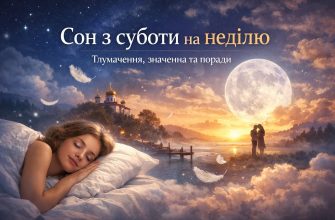 Сон з суботи на неділю